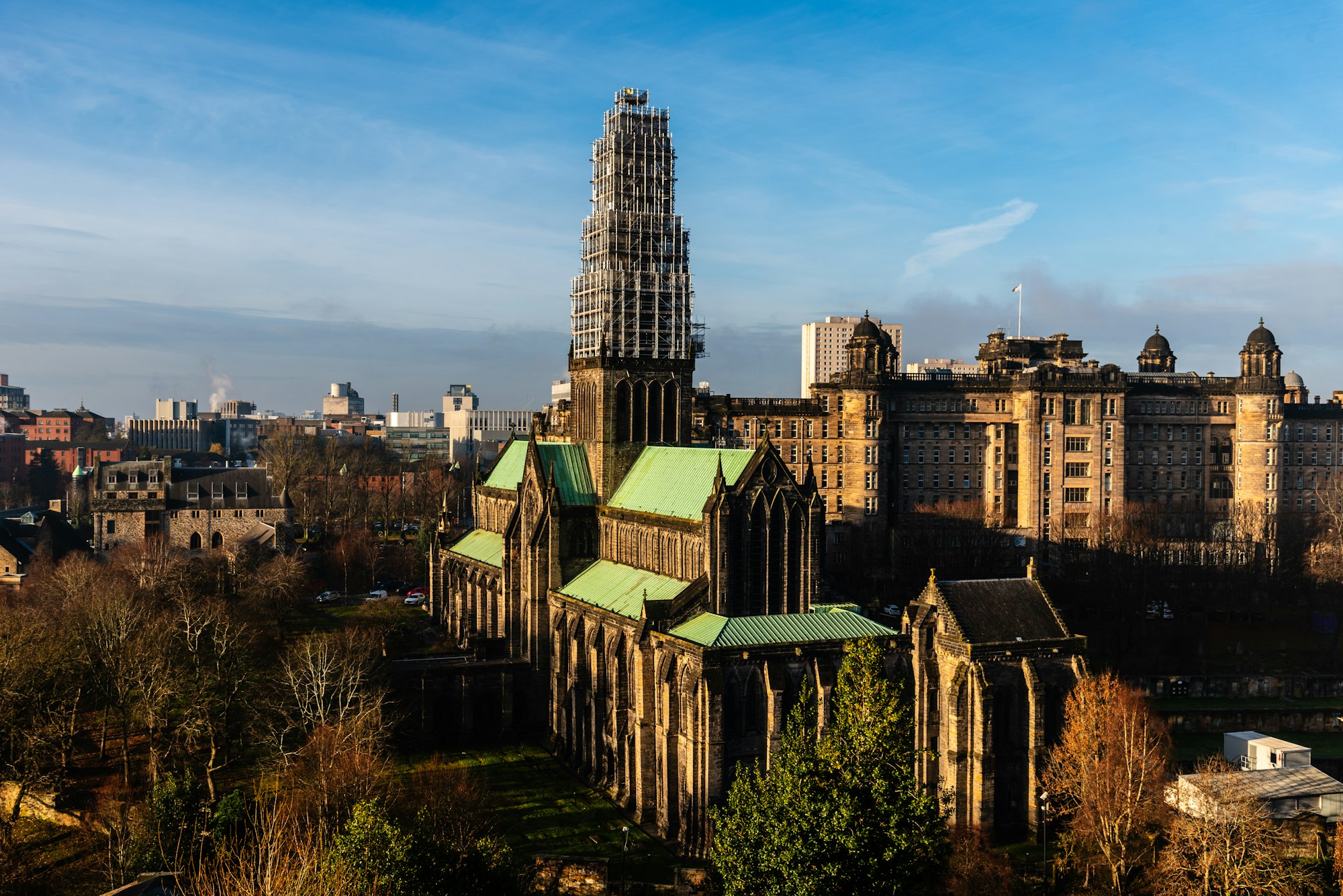 Exterior View of Glasgow Cathedral